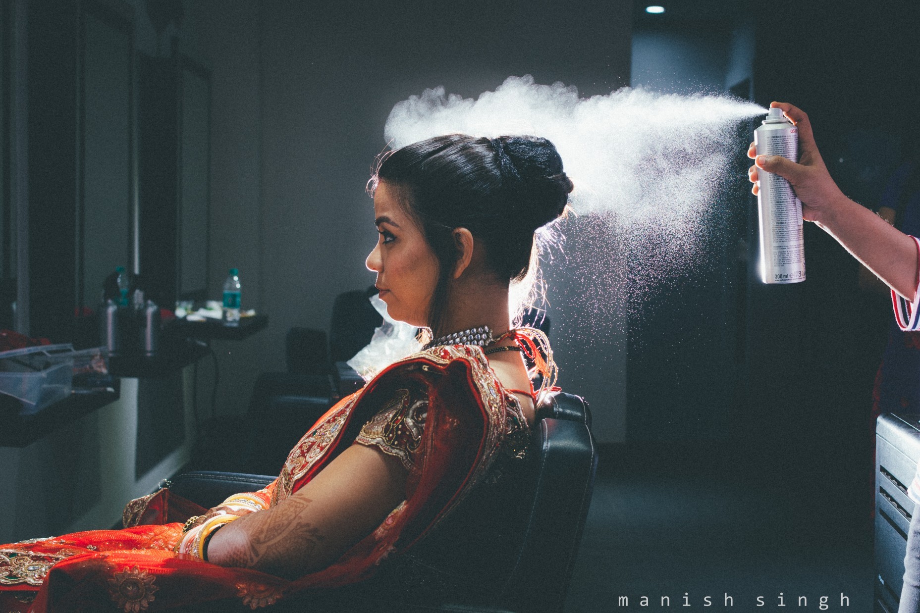 Manish Singh Photography getting ready
