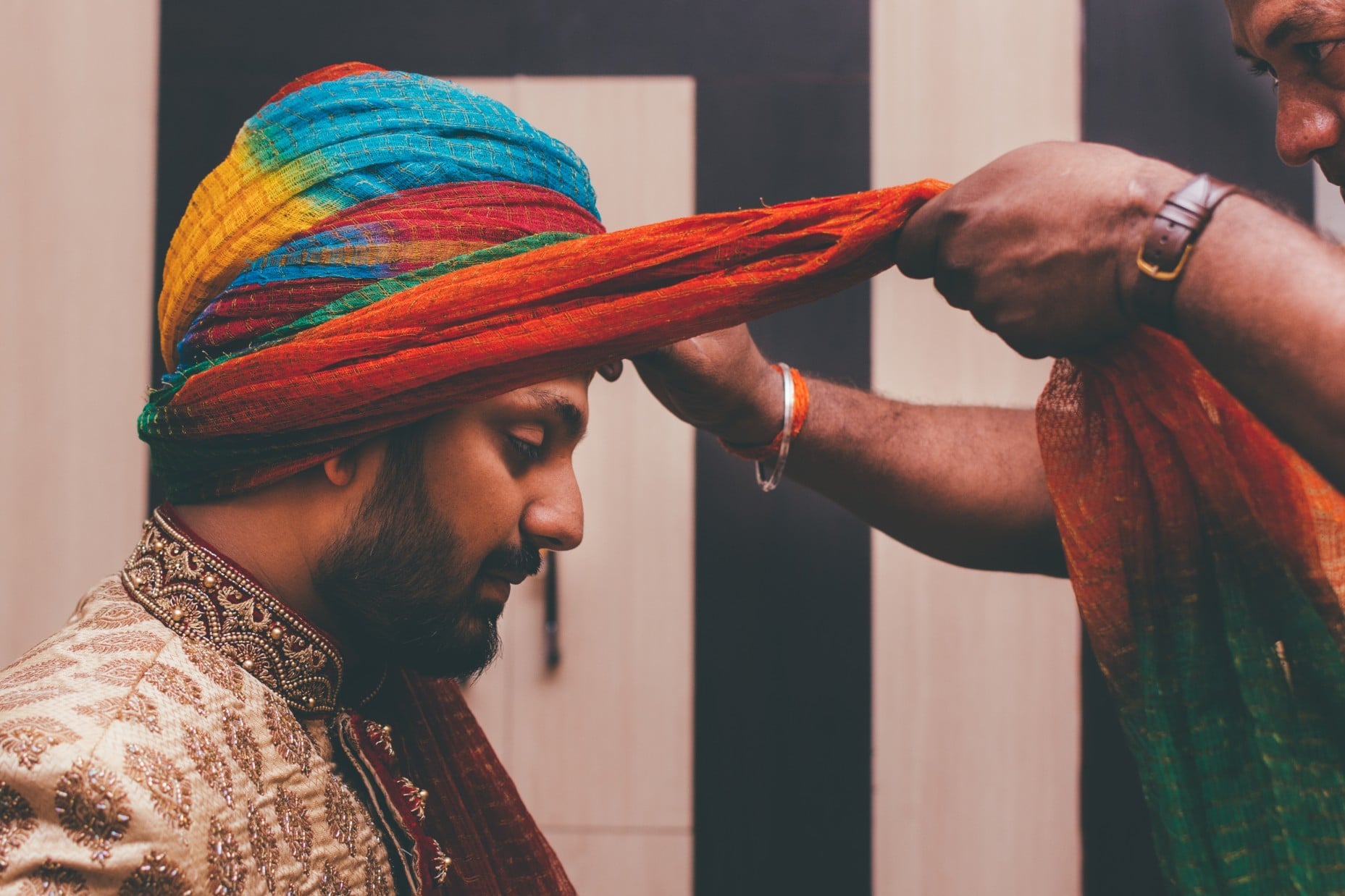 Manish Singh Photography getting ready groom