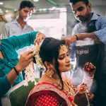 bride getting ready Candid wedding photographyBhubaneswar