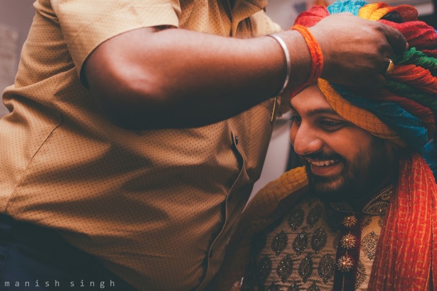 Manish Singh Photography Groom getting ready