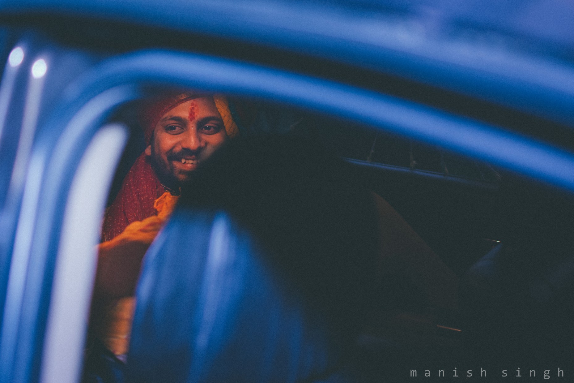 Manish Singh Photography Groom smile