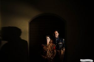 Couple pose in Odia wedding