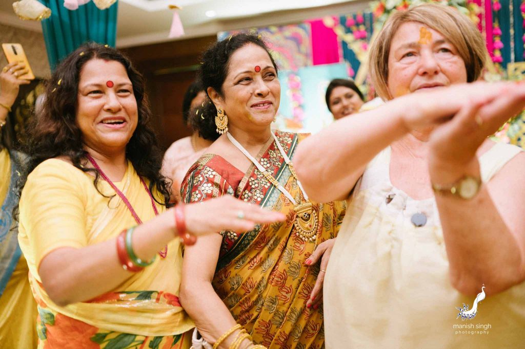 Haldi ceremony in Mayfair lagoon Bhubaneswar