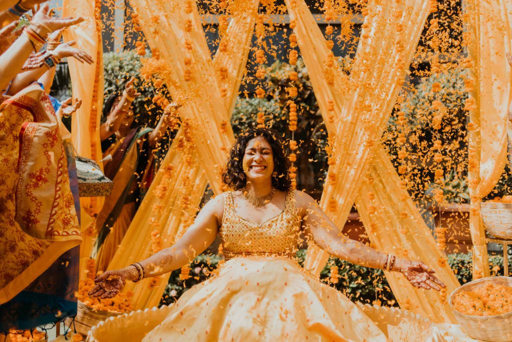 Haldi ceremony in Mayfair lagoon Bhubaneswar