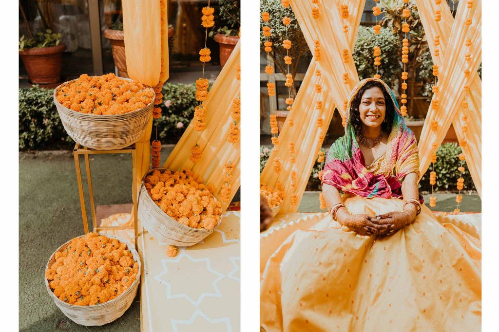 Haldi ceremony in Mayfair lagoon Bhubaneswar