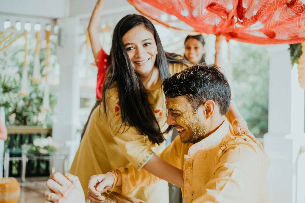 Haldi ceremony in Mayfair lagoon Bhubaneswar