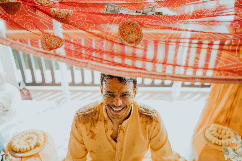 Haldi ceremony in Mayfair lagoon Bhubaneswar