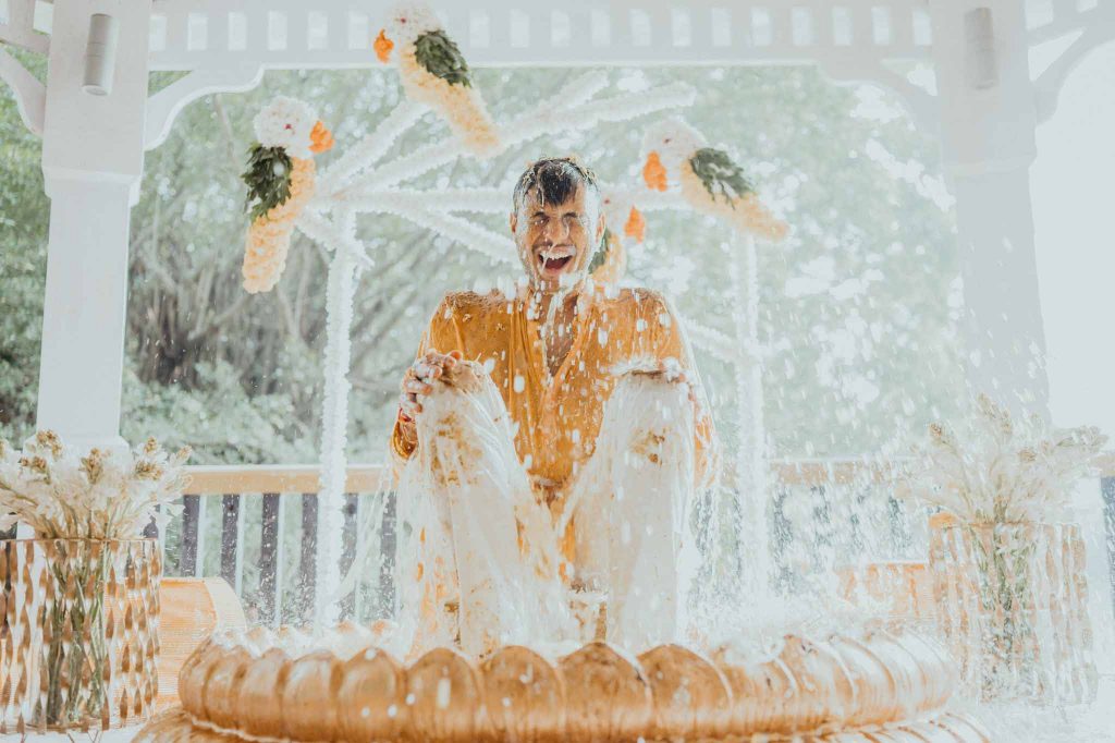 Haldi ceremony in Mayfair lagoon Bhubaneswar