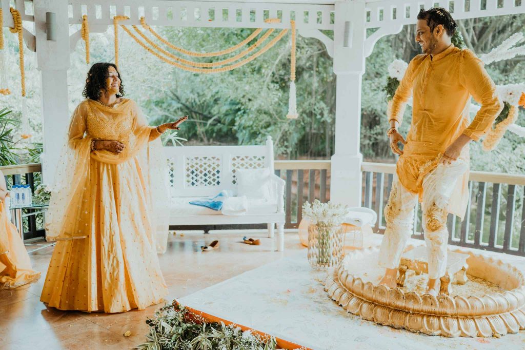 Haldi ceremony in Mayfair lagoon Bhubaneswar